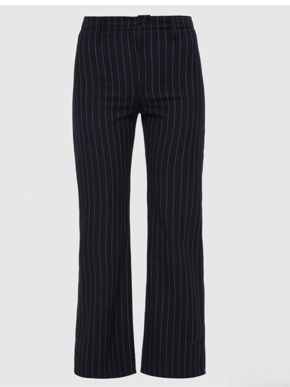 Philosophy di Lorenzo Serafini Navy Pinstripe Cotton Wool Trousers Sz 6 IT 42